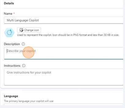 Describe your copilot